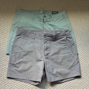 Bonobos Men's Shorts in Gray and Mint